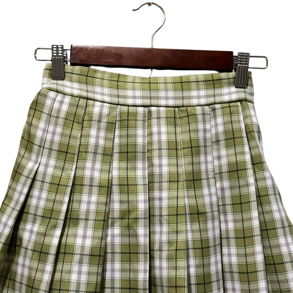 PRINCESS POLLY xx Plaid Check Pleated School Girl Lona Mini Skirt Size XS/S NEW